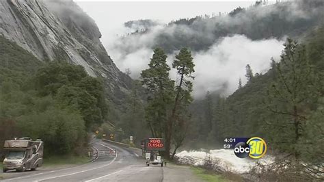 Yosemite National Park extends closure as another winter storm heads toward California
